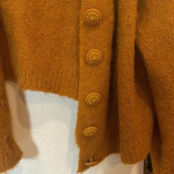 TiMo alpaca Mustard Sweater - Picture 3 of 6